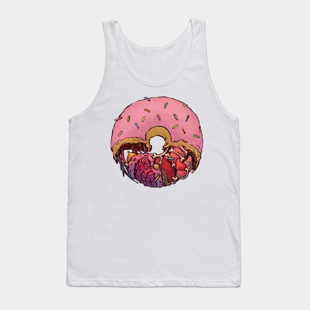 The REAL Anatomical Donut Tank Top by jesse.lonergan